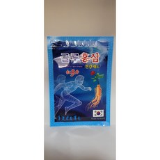 글루 홍삼 건강 패드 20매 10팩 총 200매 허리통증 무릎통증 파스 찜질 근육통, 10개, 20개입