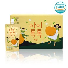 찬이네과수원 아이톡톡 배즙 스파우트 120ml 30포 착즙주스, 배즙 스파우트/120ml 30포