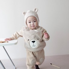 겨울 베이비 두두맨투맨 티셔츠 3-18개월 아기외출복 아기선물 신생아옷 돌 백일