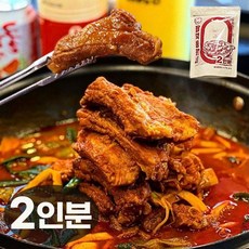 매콤한 매운맛 팔덕 등갈비 찜 밀키트 가정용 간편조리 2인분 팩, 단품