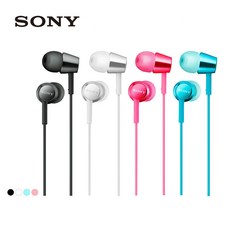 소니 컬러풀 사운드 이어폰 MDR-EX155AP, 화이트