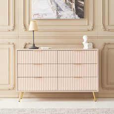 폴라 템바보드 3단 와이드 드레스룸 아기옷 서랍장 1200, 민트