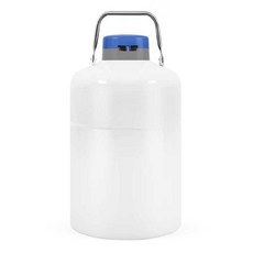 액체 질소 탱크 알곤 통 저장 산소 용접기 용기 배럴, 10L 구경 50MM, 1개