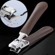 생활톡 절삭력 좋은 두꺼운 굵은 발톱깍이, 1개, 진브라운 1개, 진브라운