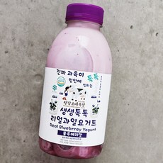 [평창보배목장] 생생톡톡 과일요거트 블루베리 500ml, 1개, 0.5l