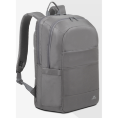RIVACASE 8267 grey Full Size Laptop backpack 17.3" 리바케이스 가벼운 17인치 방수 노트북백팩