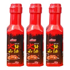 [퀴클리몰] 시아스 화유 불맛기름 228ml x 3개, 1개