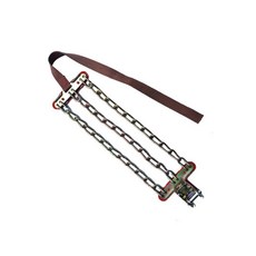 미끄럼 방지 다리미 자동차 타이어 스노우 체인 비상 금속 눈 진흙 모래 폭 165 265 mmmm에, 1PCS Small 2, 1개