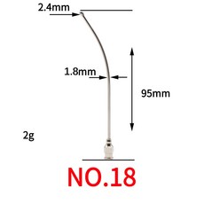 스테인레스 스틸 위 어플리케이터 노즐 쥐 쥐 앵무새 새 가금류 팔꿈치 위관 바늘 1, 1개, 04 파란