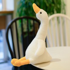 오리 인형 거위 인형 오리봉제인형 32cm 45cm, 흰색, 약 32센티cm