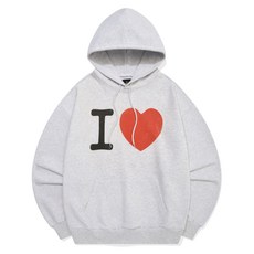 (정품배송) RETRIEVER CLUB I LOVE HOODIE [MELANGE GRAY] 1369590