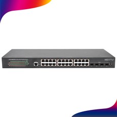 NEXT-POE7128L2-10G 24포트 스위치 허브 이더넷 cctv 리피터 VLAN