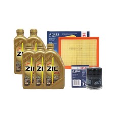 뉴SM5(L43)2.0가솔린 지크x9엔진오일세트, 5w30, 1세트