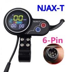 NJAX 전기 스쿠터용 지능형 브러시리스 컨트롤러 및 LCD 가속 기기 36V 48V 범용