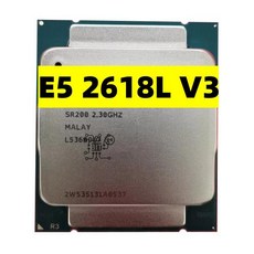 75W CPU V3 22nm E5-2618LV3 E5-2618L 2.3GHz 프로세서 Xeon 옥타코어
