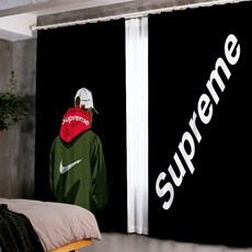 슈프림 인기브랜드 SUPREME 커튼 블라인드 가리개커튼 4종, 모델3