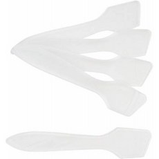 G2PLUS 100 PCS 일회용 메이크업 서리 스틱 팁 주걱 혼합 및 샘플링을위한 화장품 마스크 주걱 3.2 "x 0, 1