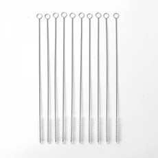 스텐 빨대세척솔 빨대솔 주방 빨대브러쉬 10p 26cm, 10개, 상세페이지 참조