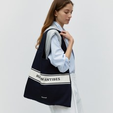 [예약배송 516] 드파운드 pera bag (cotton twill) - navy