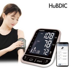 휴비딕 자동 전자 혈압계 비피첵 프로 HBP-1700BT 가정용 휴대용 여행용 블루투스 디지털 혈압측정기, 1개