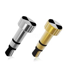 스마트 폰 액세서리 ios에 대 한 아이폰에 대 한 3.5mm 먼지 플러그 IR 원격 제어 스위치|더스트 플러그|, 1개, Gold, 단일