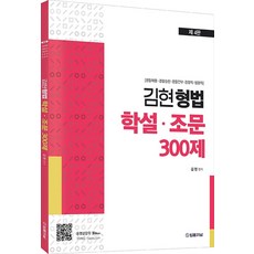 김현 형법 학설ㆍ조문 300제:경찰채용 경찰승진 경찰간부 검찰직 법원직, 김현 형법 학설ㆍ조문 300제, 김현(저),법률저널,(역)법률저널,(그림)법률저널, 법률저널