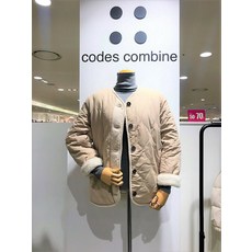 코데즈컴바인 코데즈컴바인 코데즈컴바인 기모 후리스 숏패딩점퍼 CED-JP550WB (P001154561)