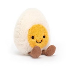 스텔라앳홈 계란인형 스마일 달걀 에그, 화이트, 1개, 15cm