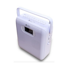 핑키 포터블 미니오디오 CD USB FM라디오 블루투스 스피커 이어폰 반복기능 CD-USB녹음 휴대용 CD플레이어, 화이트