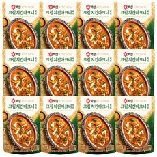 백설 크림치킨마크니 커리 170g x 12개