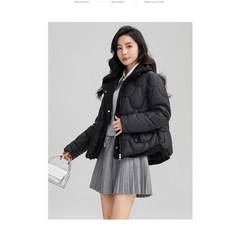 시연 겨울패딩 패션 후드집업 여성 경량패딩 아우터 경량후드 패딩점퍼