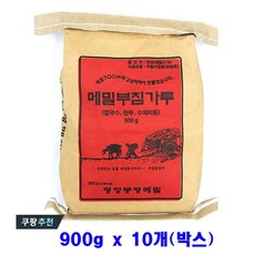 평창봉평 메밀부침가루 900g 박스, 10개