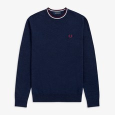 [본사정품] 프레드페리 [Authentic] Classic Crew Neck Knit (M11)