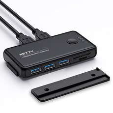 USB 3.0 2대4 선택기 KM 키보드 마우스 카드리더기 NEXT-3508PST