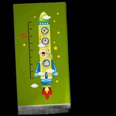 데코 셀프 인테리어 아이방 키재기 스티커 우주선 토이 93000EA, 1개