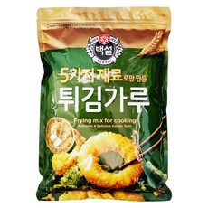 백설 5가지 재료로만 만든 튀김가루, 1kg, 1개