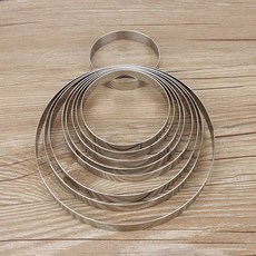 호떡 몰드 원형 스테인레스 쿠키 제과 제빵 성형 모형, (직경 10cm 높이 2cm) 원형