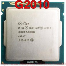 인텔 CPU 펜티엄 G2010 SR10J 프로세서 2.80GHz 3M 듀얼 코어 소켓 1155 안심배송 빠른, 한개옵션0