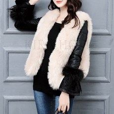 kirahosi 트렌디 여성 도톰한 뽀글이 양털 조끼 인조 램스울 베스트 춘추 아우터 276호+덧신증정 A8i0hyj
