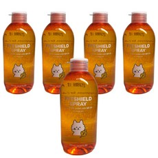  1+1+1+1+1 펫쉴드 고양이 항균탈취제 소변 배변 화장실모래 냄새제거 샘플증정 스프레이 300ml 