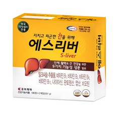  조아제약 에스리버 (S-liver) 간 건강 영양제 360정, 1개 