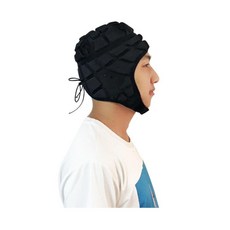 충돌방지 블록설계 스포츠 헤드 가드 기어 머리보호, 블랙