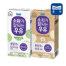 매일 소화가잘되는 저지방우유 190ml 24팩 + 소화가잘되는 우유 미숫가루 190ml 24팩, 1세트