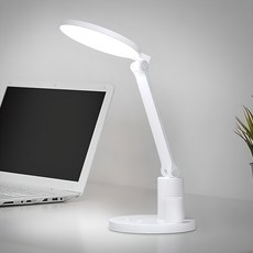 Leto 眼睛舒適的圓形LED檯燈 LLU-RC19, 白色