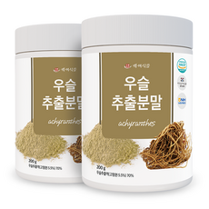  백세식품 우슬추출분말, 2개, 200g 