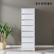 앳홈 미니멀 400 7단 서랍장, 화이트