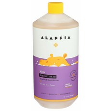 알라피아 에브리데이 시어버블 베쓰 레몬라벤더 950ml Alaffia Everyday Shea Bubble Bath Lemon Lavender 32oz, 1개