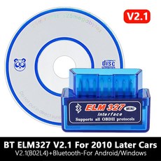 V05L4 ELM327 블루투스 진단 /안드 용 슈퍼 리더 V2.1 OBD2 도구 327 미니 ELM 최신 자동