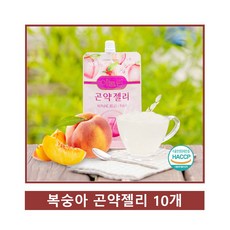 밸업 복숭아 곤약젤리 150ml x 10개, 1