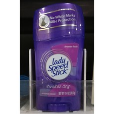 Lady Speed stick Shower fresh deodorant 레이디 스피드 스틱 샤워 프레쉬 데오드란트 39.6g 4개